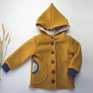 boiled wool jacket for children